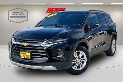 Black 2022 Chevrolet Blazer 2LT