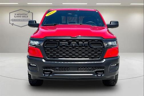 Red 2025 RAM 1500 Warlock Crew Cab 4x4 5'7' Box