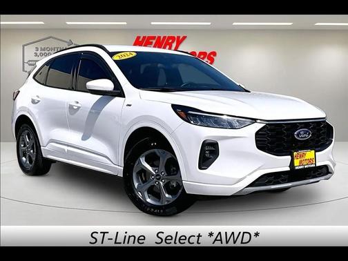 White 2024 Ford Escape ST-Line Select