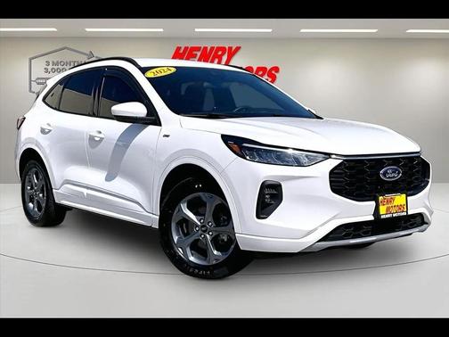 White 2024 Ford Escape ST-Line Select