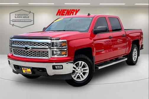 Red 2014 Chevrolet Silverado 1500 1LT