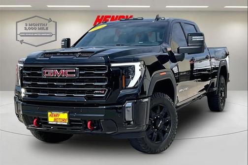Black 2024 GMC Sierra 3500 AT4