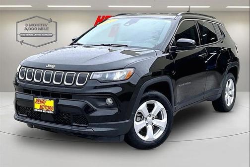 Black 2022 Jeep Compass Latitude