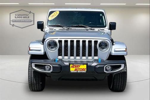Silver 2023 Jeep Wrangler 4xe Sahara