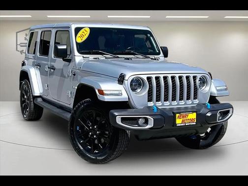 Silver 2023 Jeep Wrangler 4xe Sahara