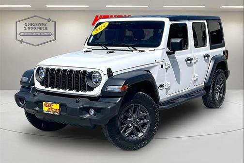 White 2024 Jeep Wrangler Sport S