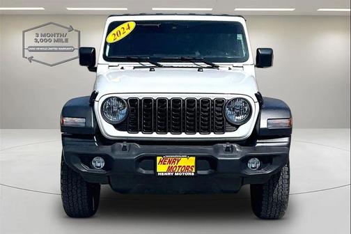 White 2024 Jeep Wrangler Sport S