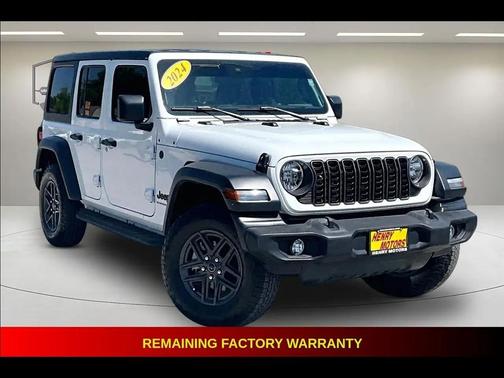 White 2024 Jeep Wrangler Sport S