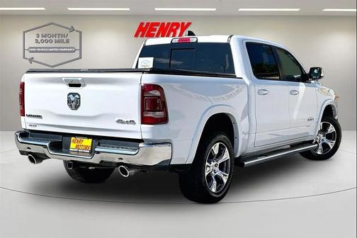 White 2022 RAM 1500 Laramie