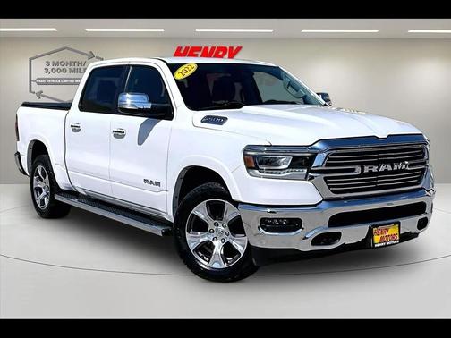 White 2022 RAM 1500 Laramie