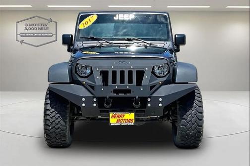 Black 2017 Jeep Wrangler Unlimited Sport