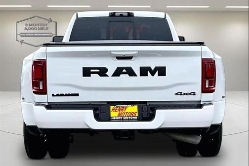 White 2026 RAM 3500 Laramie Mega Cab 4x4 6'4' Box
