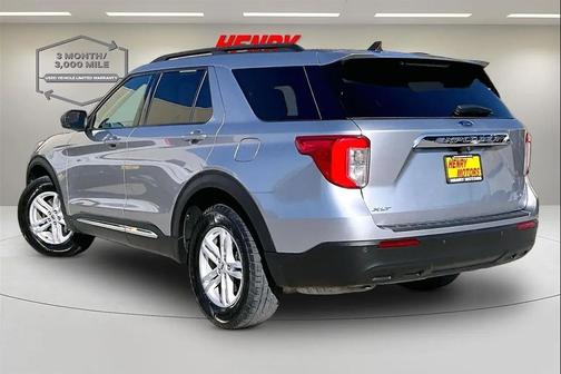 Silver 2021 Ford Explorer XLT