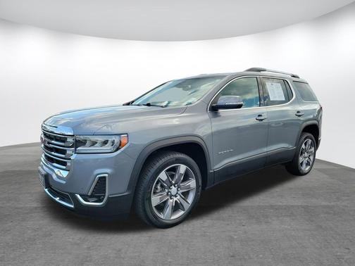 Satin Steel Metallic 2021 GMC Acadia AWD SLT