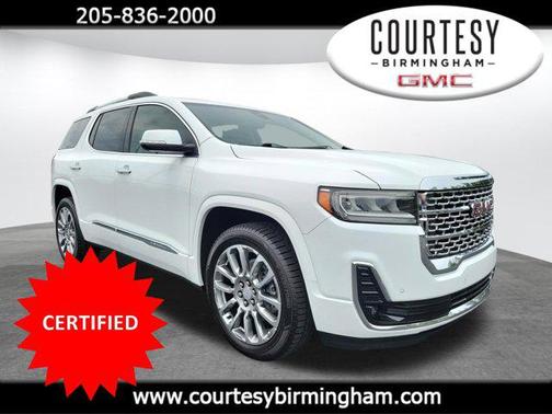Summit White 2023 GMC Acadia Denali