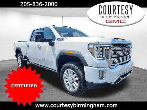White Frost Tricoat 2023 GMC Sierra 2500 Denali