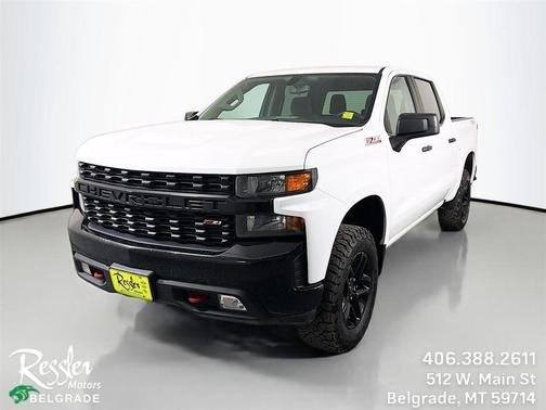Summit White 2019 Chevrolet Silverado 1500 Custom Trail Boss