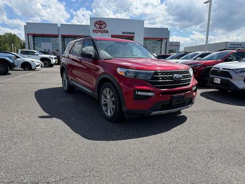 Red Metallic 2021 Ford Explorer XLT
