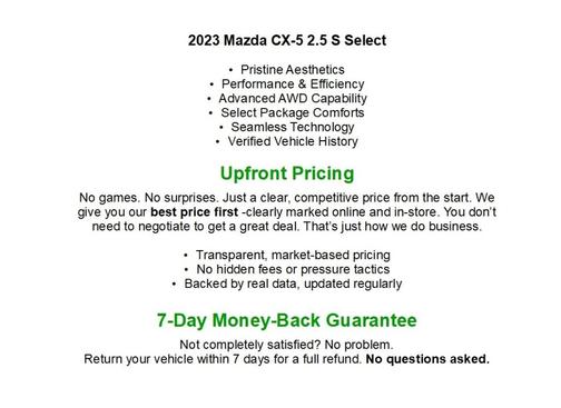 2023 Mazda CX-5 2.5 S Select Package