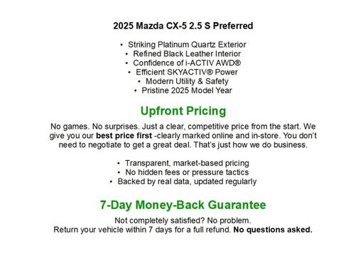 2025 Mazda CX-5 2.5 S Preferred Package