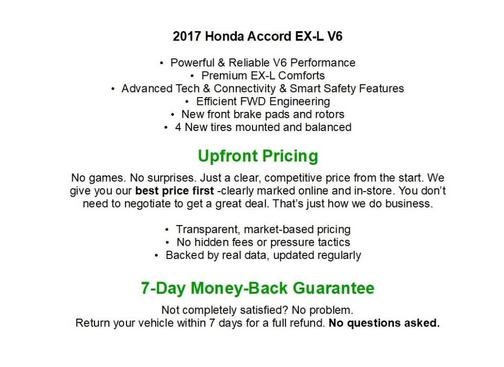 Lunar Silver Metallic 2017 Honda Accord EX-L V-6