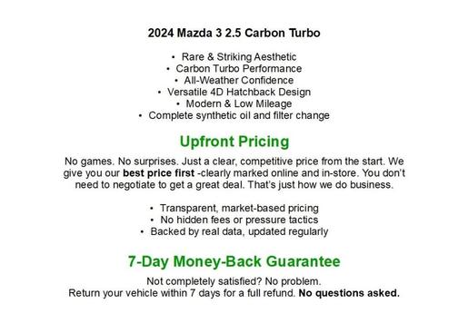 Zircon Sand Metallic 2024 Mazda Mazda3 2.5 Carbon Turbo