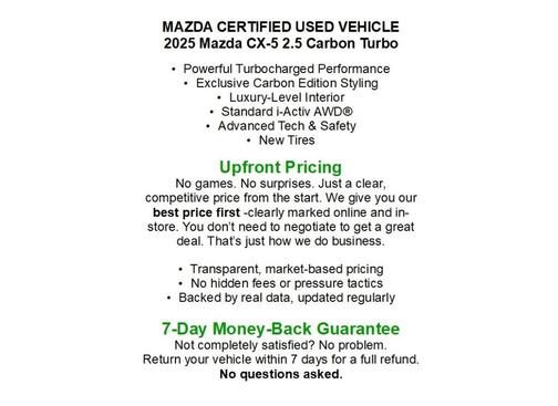 2025 Mazda CX-5 2.5 Carbon Turbo
