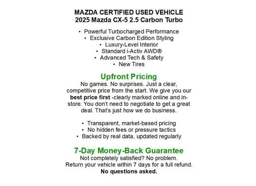 2025 Mazda CX-5 2.5 Carbon Turbo