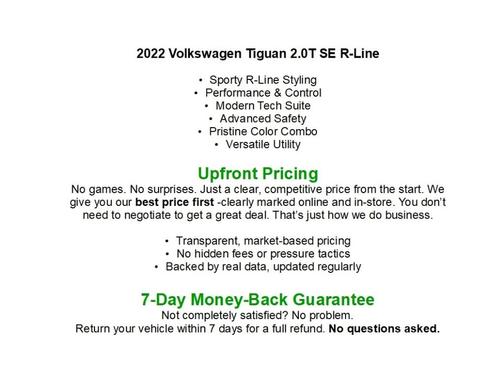 2022 Volkswagen Tiguan 2.0T SE R-Line Black