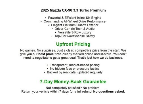 2025 Mazda CX-90 3.3 Turbo Premium Sport