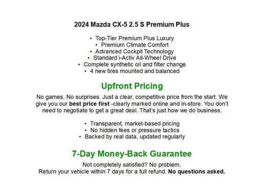 Machine Gray Metallic 2024 Mazda CX-5 2.5 S Premium Plus Package