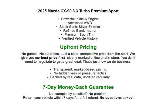 2025 Mazda CX-90 3.3 Turbo Premium Sport