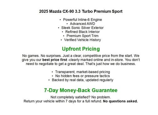 2025 Mazda CX-90 3.3 Turbo Premium Sport