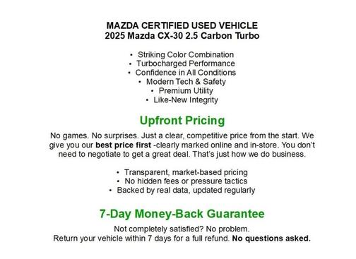 2025 Mazda CX-30 2.5 Carbon Turbo