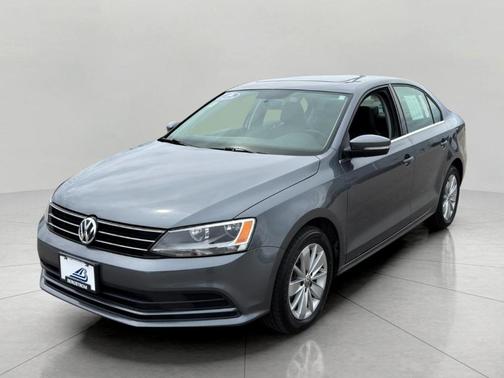 Platinum Gray Metallic 2016 Volkswagen Jetta 1.4T SE w/ Connectivity