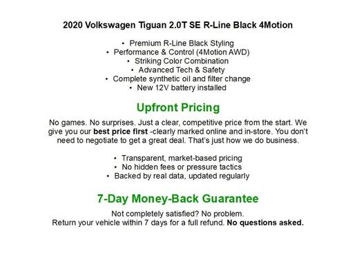 Pyrite Silver Metallic 2020 Volkswagen Tiguan 2.0T SE R-Line Black