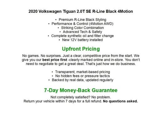 Pyrite Silver Metallic 2020 Volkswagen Tiguan 2.0T SE R-Line Black