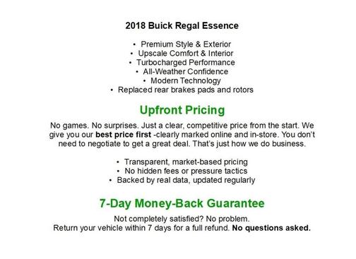 White Frost Tri-Coat 2018 Buick Regal Sportback Essence