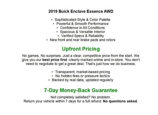 Satin Steel Metallic 2019 Buick Enclave Essence