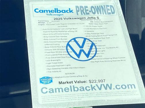 2025 Volkswagen Jetta 1.5T S