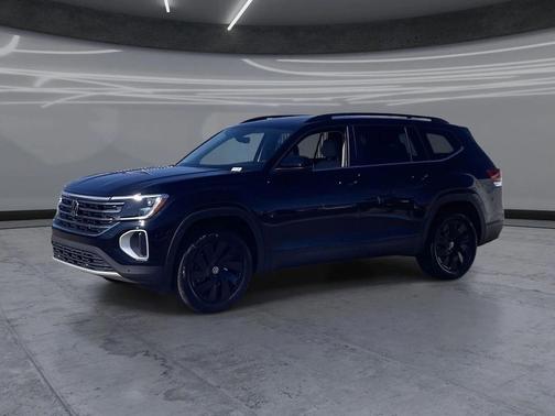 deep black pearl 2026 Volkswagen Atlas 2.0T SE w/Technology