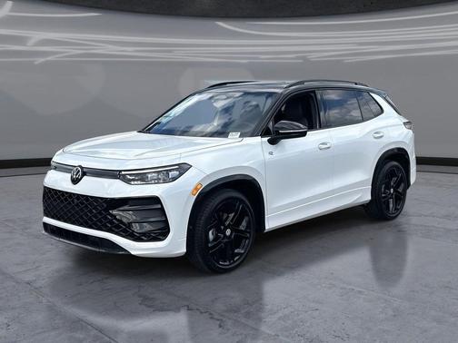 Opal White w/Deep Black Roof 2026 Volkswagen Tiguan 2.0T SE R-Line Black