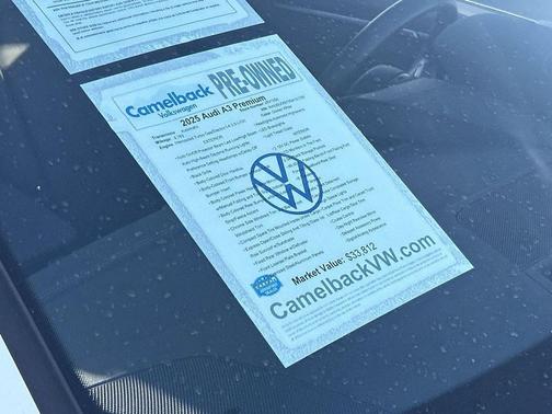 Glacier White Metallic 2025 Audi A3 Premium