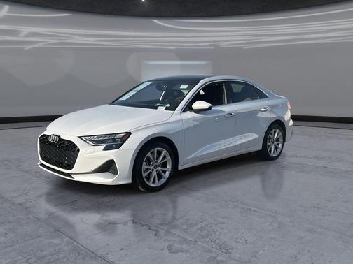 Glacier White Metallic 2025 Audi A3 Premium