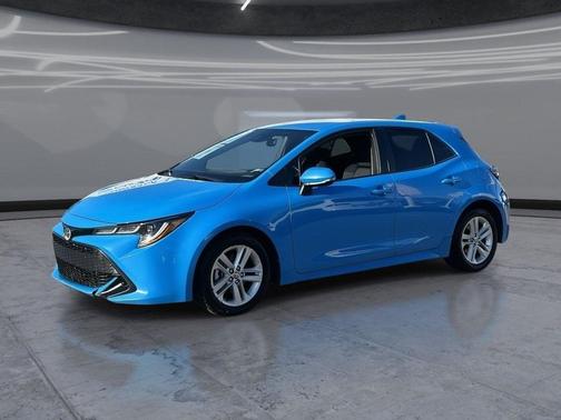 Blue Flame 2019 Toyota Corolla SE Hatchback