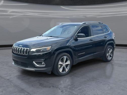 Diamond Black Crystal Pearlcoat 2019 Jeep Cherokee Limited
