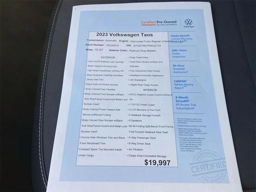 2023 Volkswagen Taos 1.5T SE