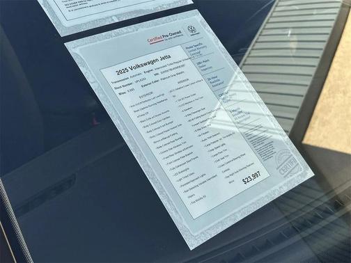 2025 Volkswagen Jetta 1.5T S