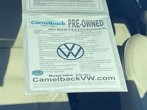 2023 Mazda CX-5 2.5 S Premium Plus Package