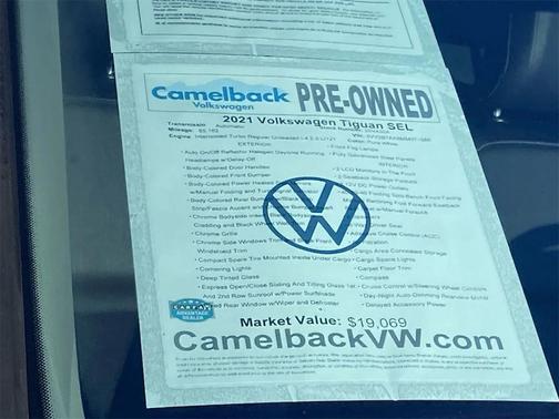 2021 Volkswagen Tiguan 2.0T SEL